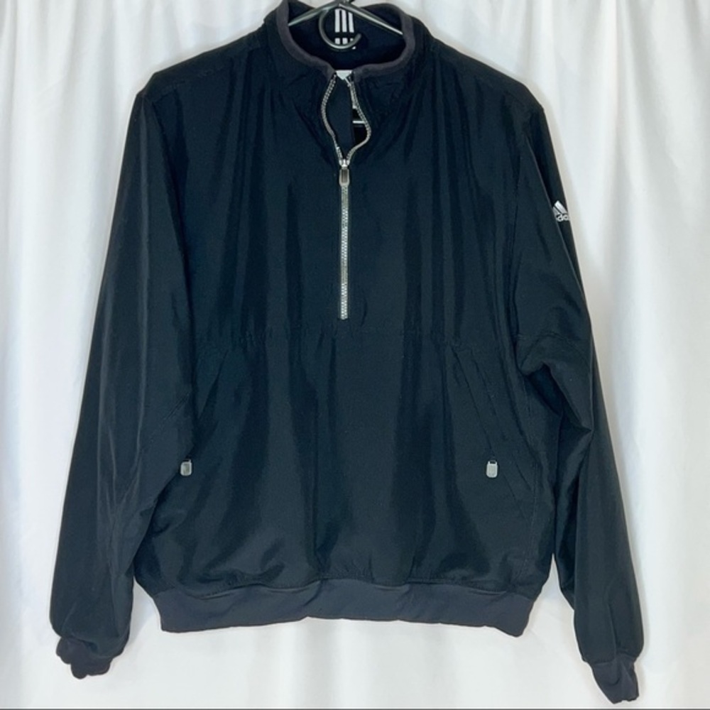 ADIDAS pullover jacket windbreaker unisex size large